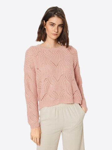 Pull-over ONLY en rose : devant