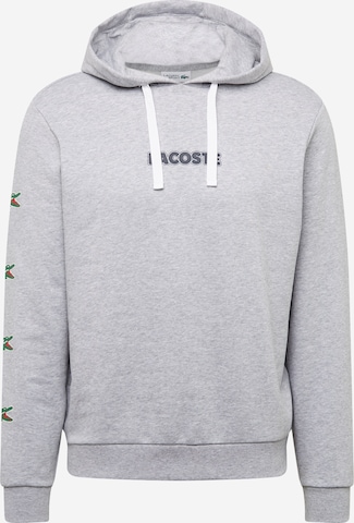 Coupe regular Sweat de sport Lacoste Sport en gris : devant