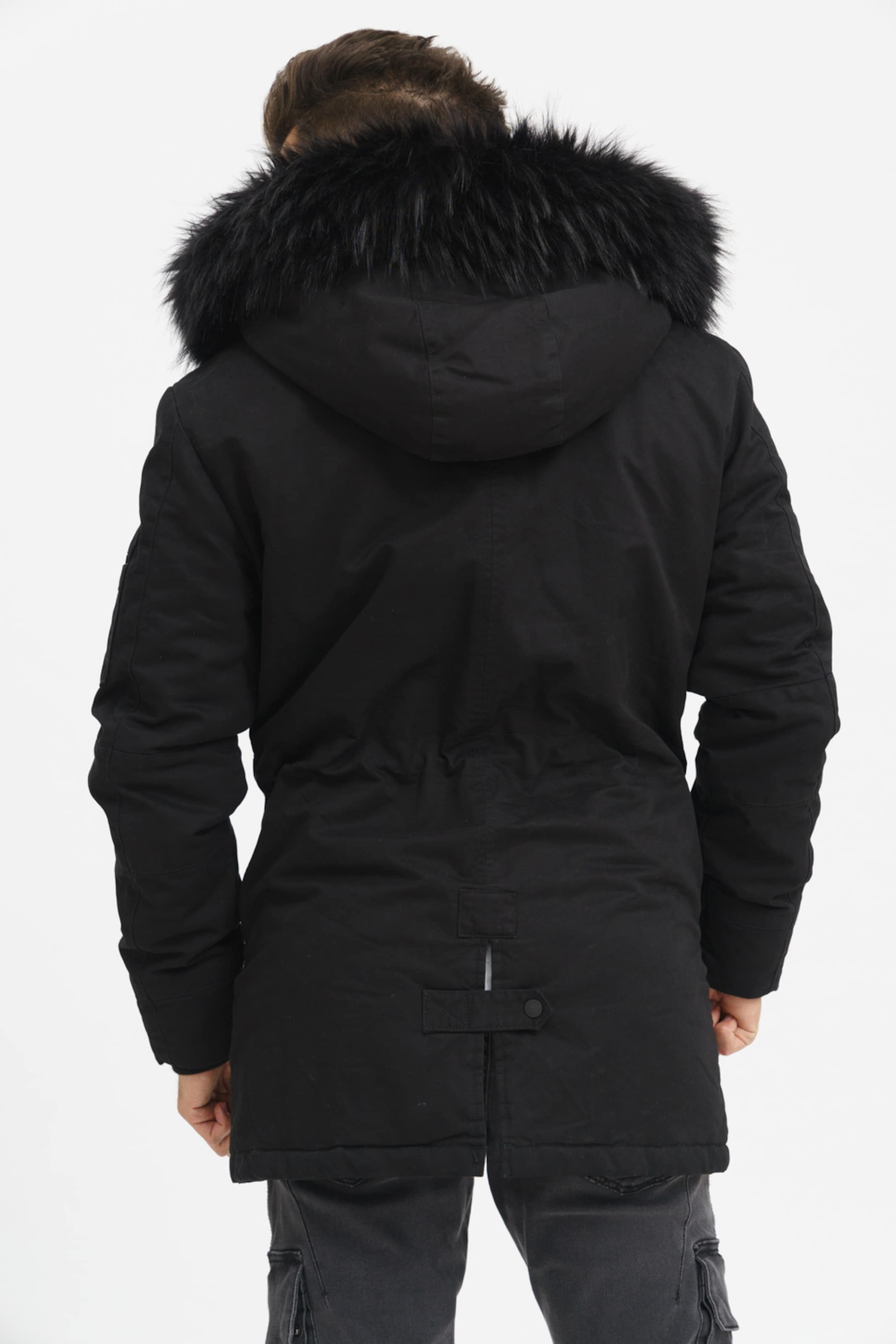 trueprodigy Winter Parka 'Julius' in Black | ABOUT YOU