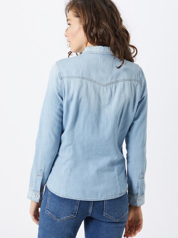 ONLY Bluse 'Rockit' in Blau