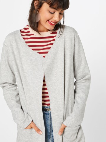 MORE & MORE Cardigan 'Jacke Wirk' in Grau