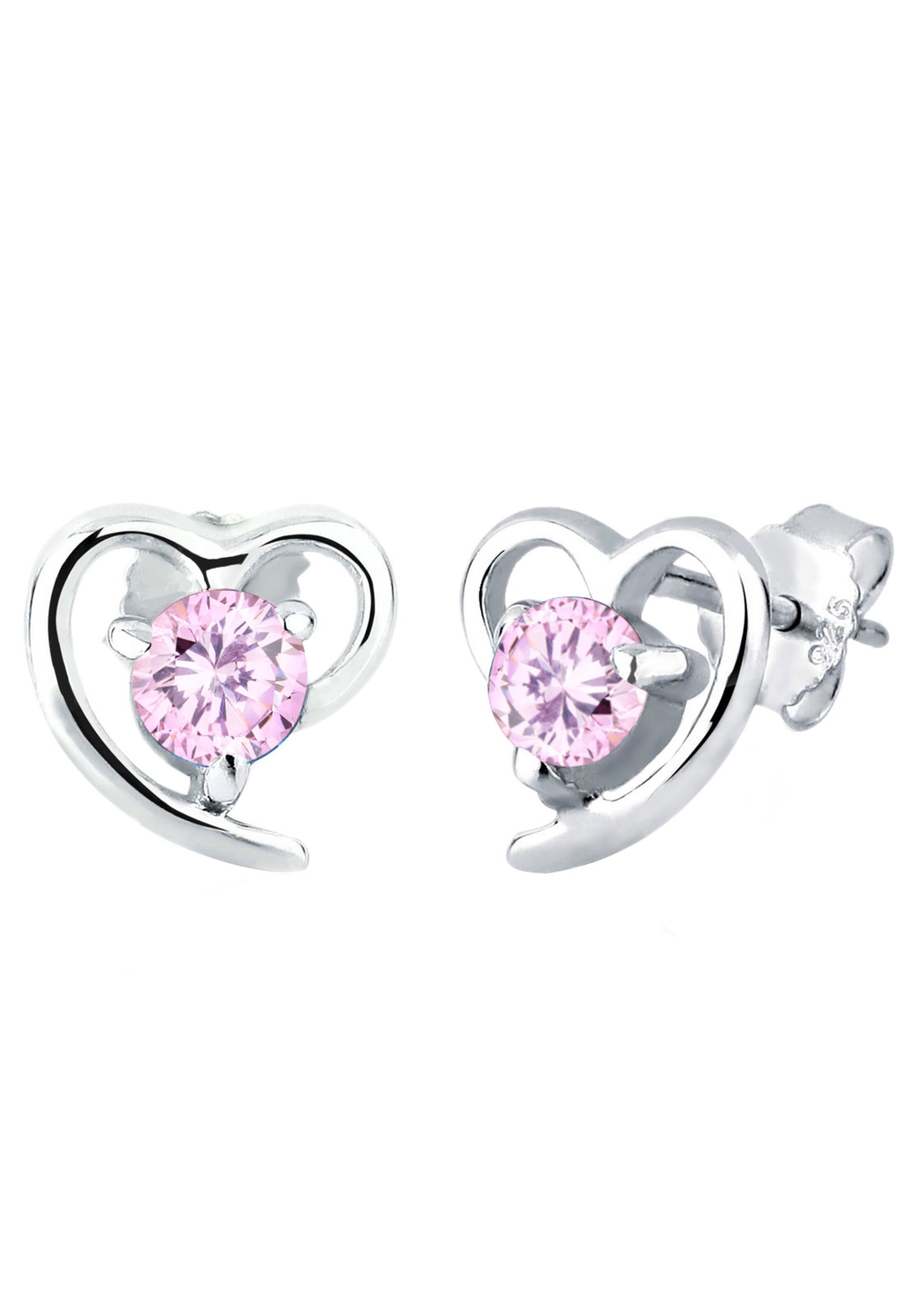 ELLI Earrings 'Herz' in Silver