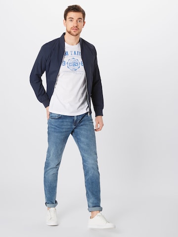 TOM TAILOR Regular Fit T-Shirt in Weiß