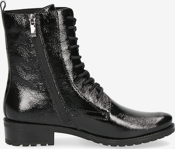 CAPRICE Lace-Up Ankle Boots in Black