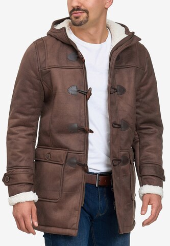 INDICODE JEANS Winterjacke 'Calshot' in Braun