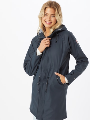 Derbe Raincoat 'Travel Friese' in Blue: front