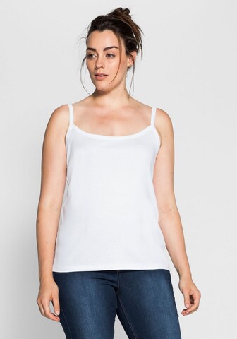 SHEEGO Top in White: front