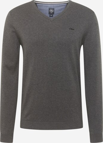 s.Oliver Sweater in Grey: front