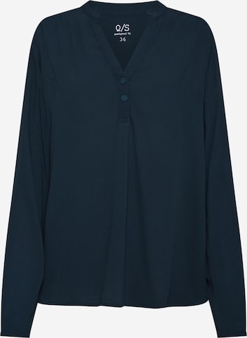 QS Blouse in Groen: voorkant