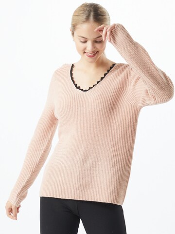 Pull-over 'JENNIE' ONLY en rose : devant