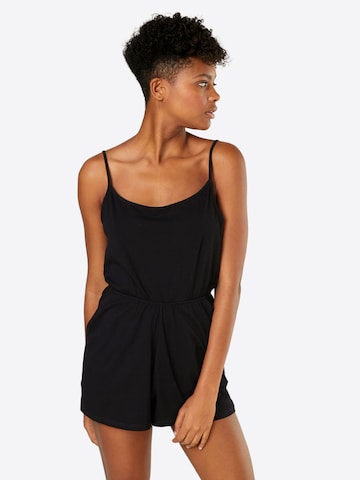 Urban Classics Jumpsuit in Black: front