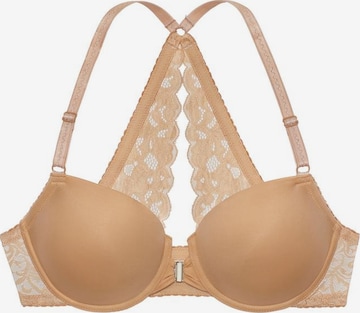 LASCANA Triangle Bra in Beige: front