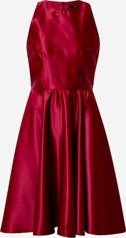 Robe de cocktail SWING en rouge : devant