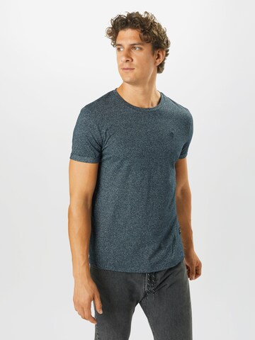 T-Shirt TOM TAILOR DENIM en bleu : devant