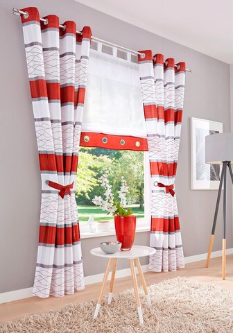 MY HOME Curtains & Drapes in Red