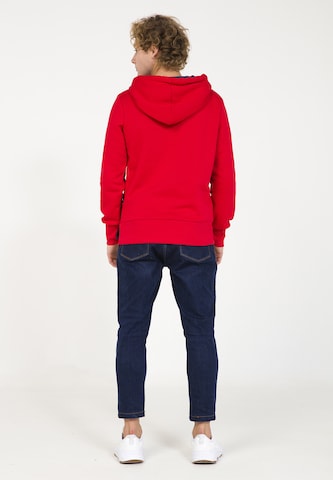 Sweat-shirt PLUS EIGHTEEN en rouge