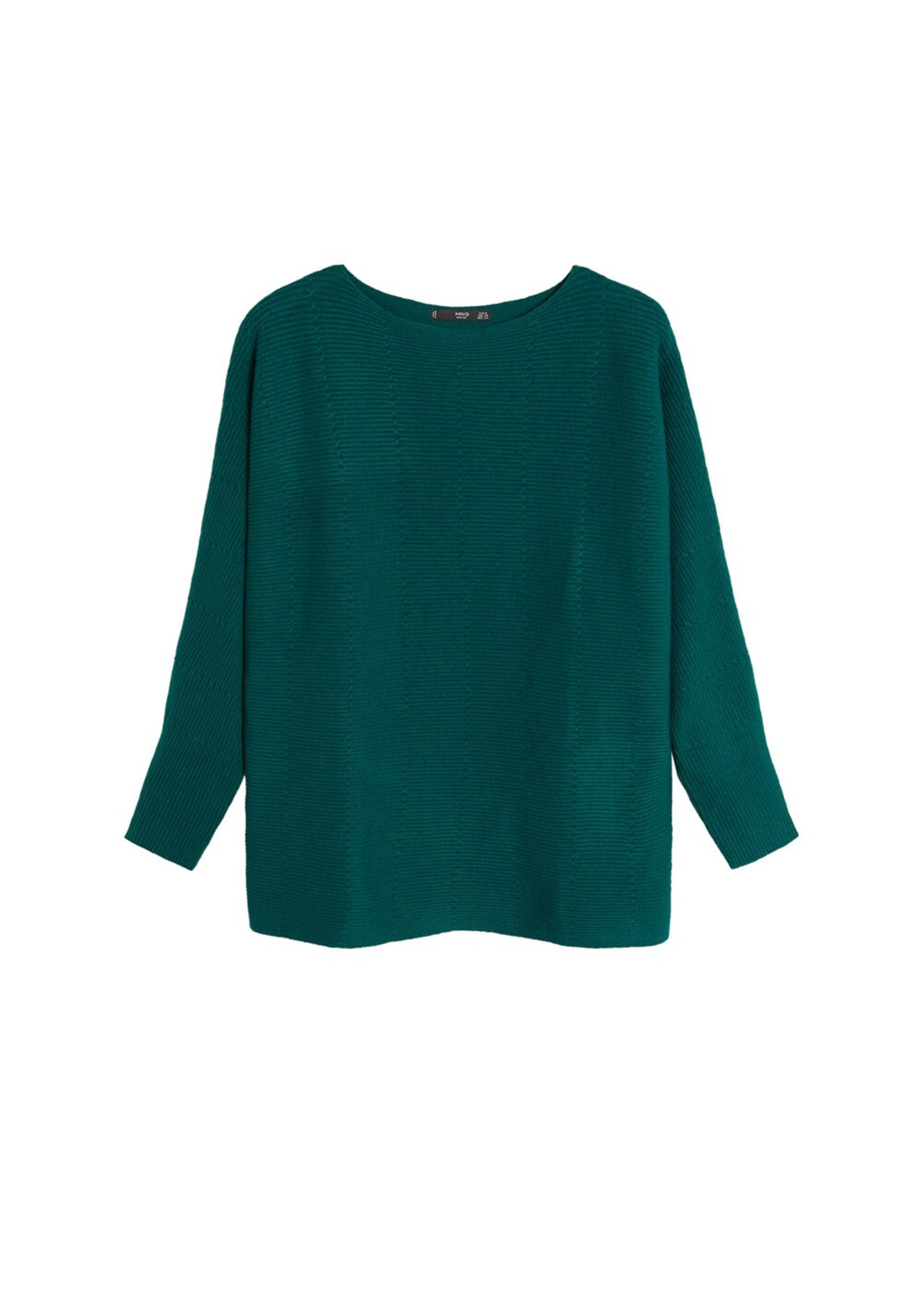 MANGO - Pullover 'Vanessa' in dunkelgrün