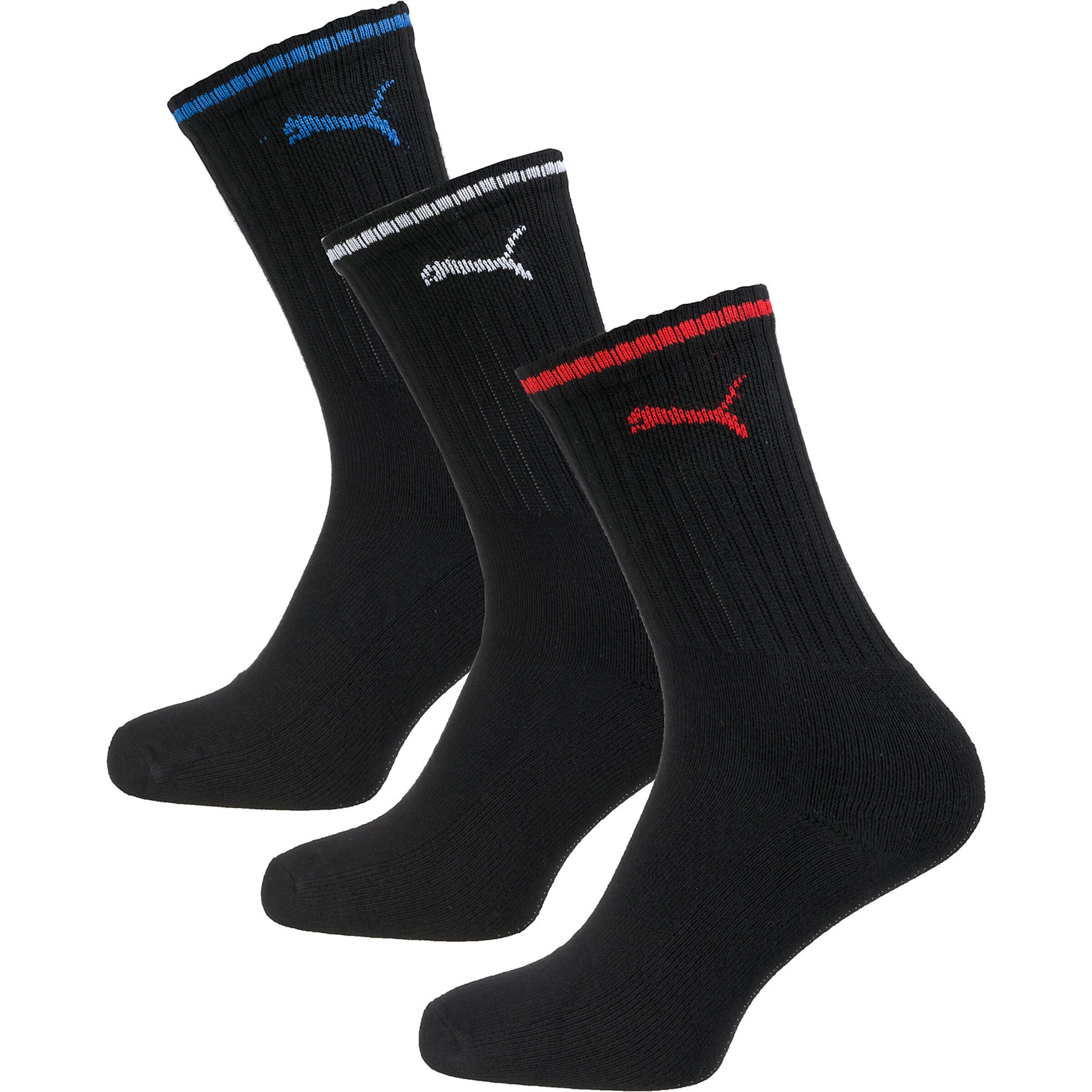 PUMA - Sportsocken 'Crew' in blau