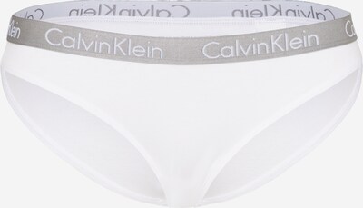 Calvin Klein Underwear Slip en gris argenté / blanc, Vue avec produit