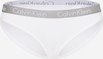 Calvin Klein Underwear Logo-Slip in silbergrau / weiß, Produktansicht