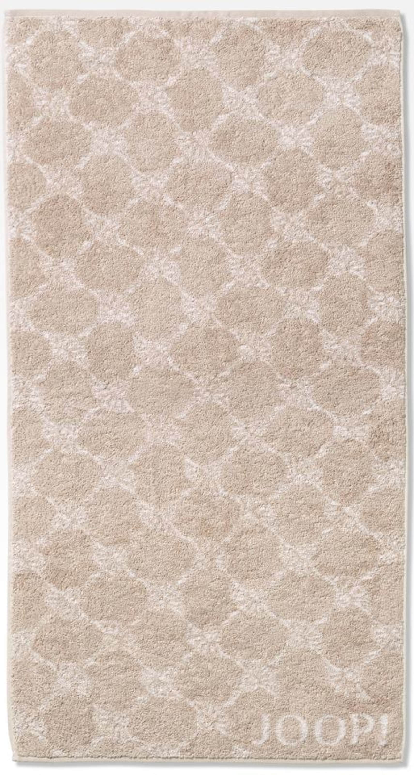 Telo doccia 'Cornflower' di JOOP! in beige: frontale