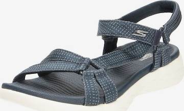 SKECHERS Wandelsandalen 'On-The-Go 600' in Blauw: voorkant