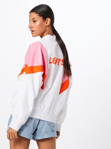 LEVI'S ® Prechodná bunda 'Reese Windbreaker Jacket' - biela: zadná strana