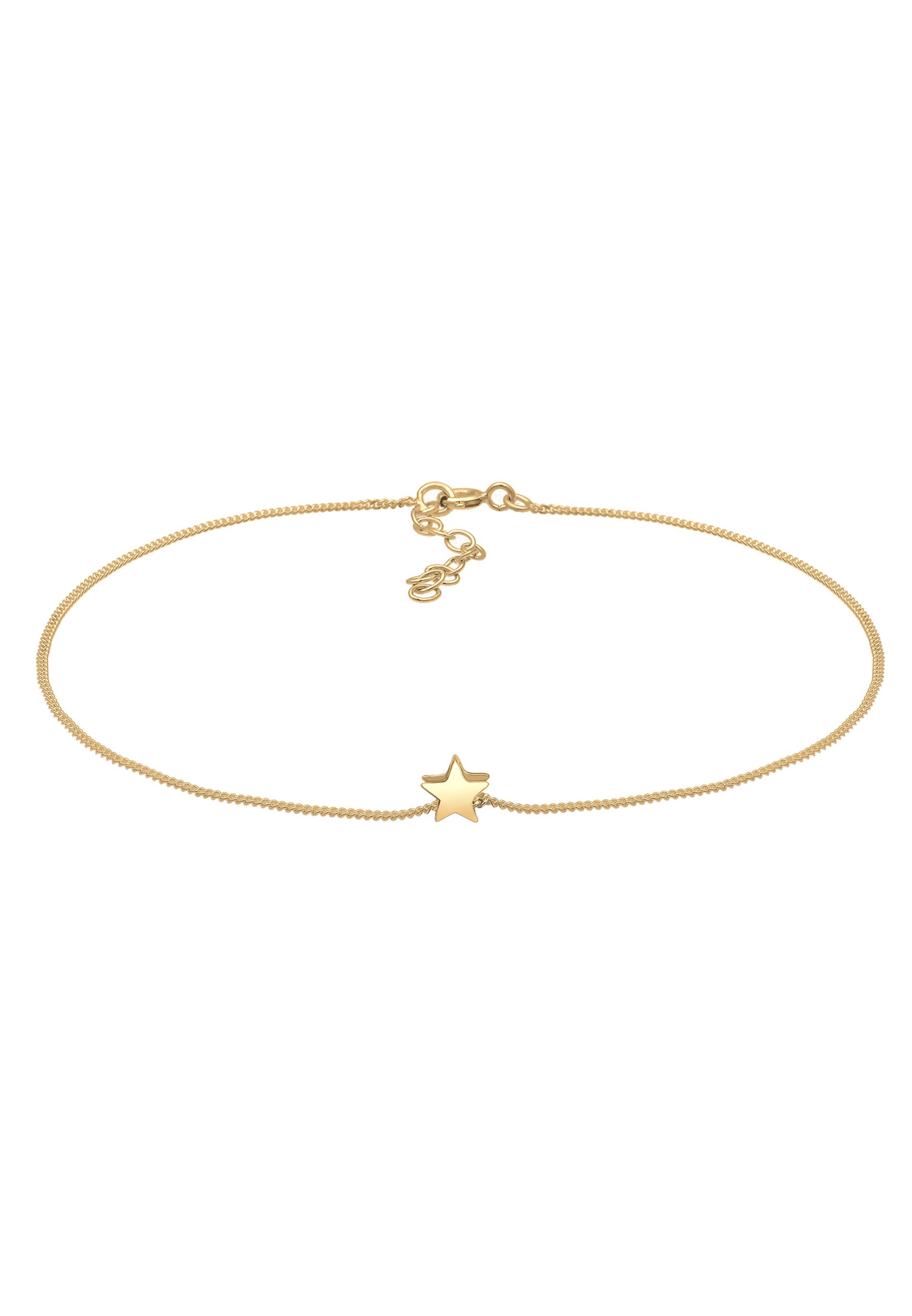 ELLI Foot jewelry 'Sterne' in Gold: front