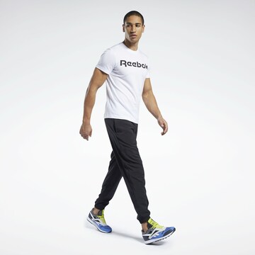 Reebok Tapered Sportbroek in Zwart