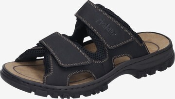 Rieker Mules in Black: front