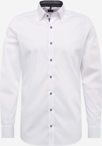 Coupe slim Chemise business OLYMP en blanc : devant