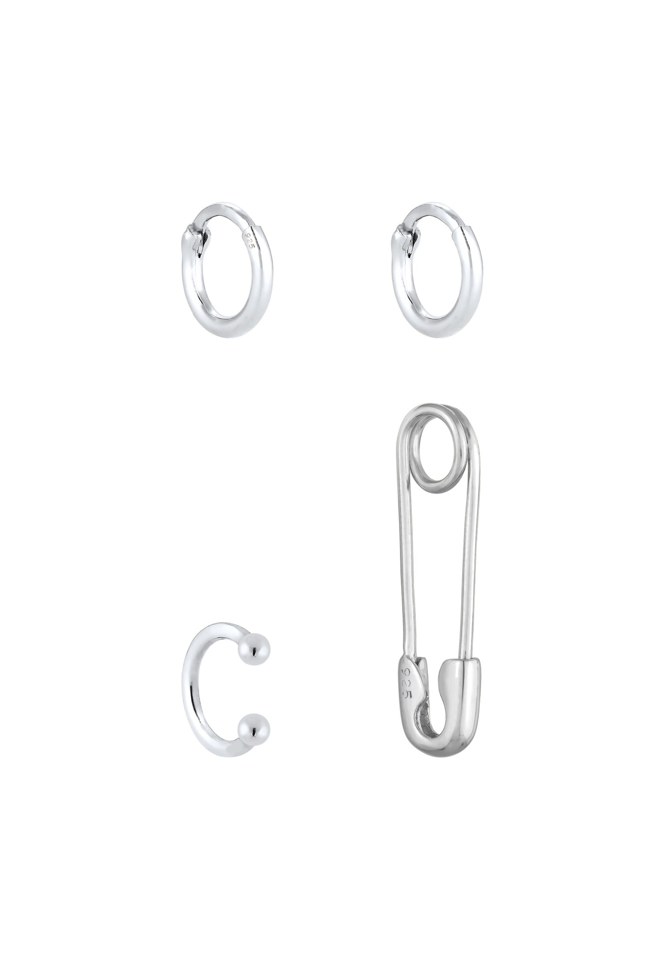 ELLI Earrings '4tlg' in Silver