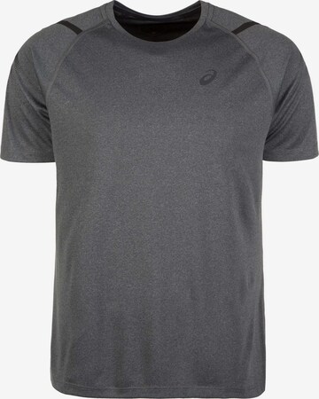 T-Shirt fonctionnel ASICS en gris : devant