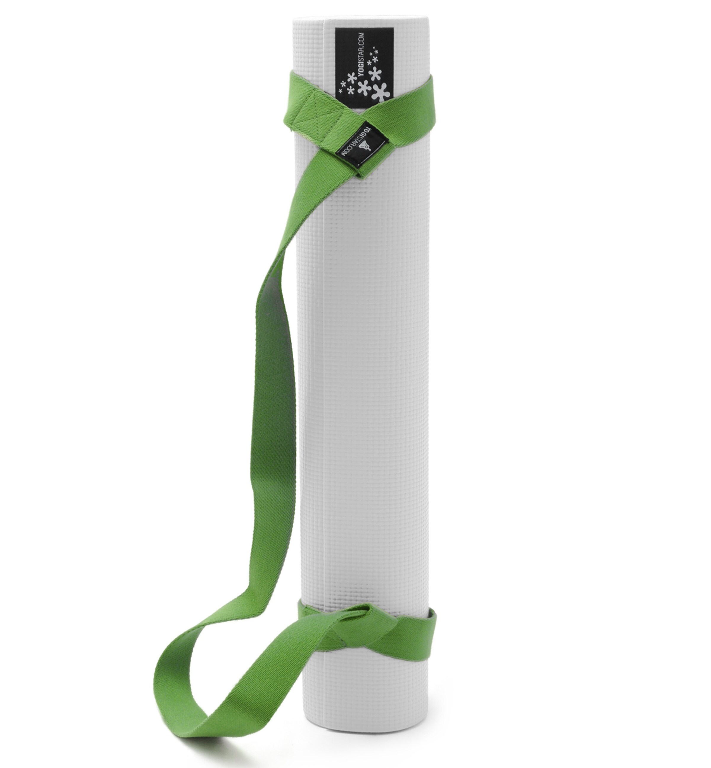 YOGISTAR.COM Mat in White: front