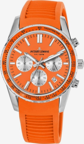Jacques Lemans Chronograph 'Liverpool' in Orange: predná strana