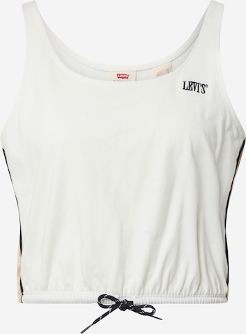 balta LEVI'S ® Palaidinė be rankovių 'Nylon Pieced Tank Top': priekis