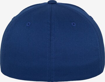 Cappello da baseball 'Flat Visor' di Flexfit in blu