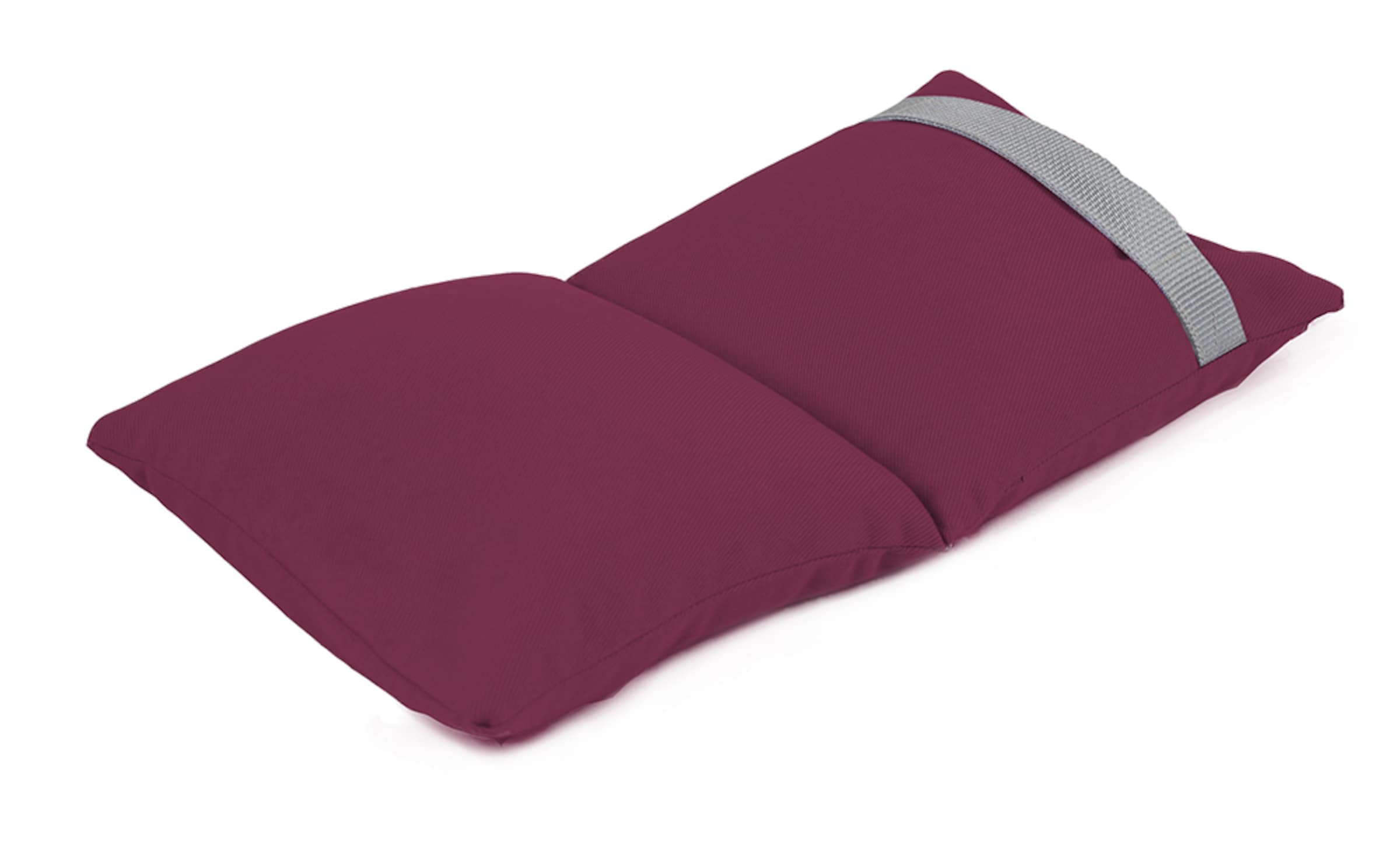 YOGISTAR.COM Sandsack in Rot: Vorderseite