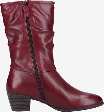 Bottes TAMARIS en rouge