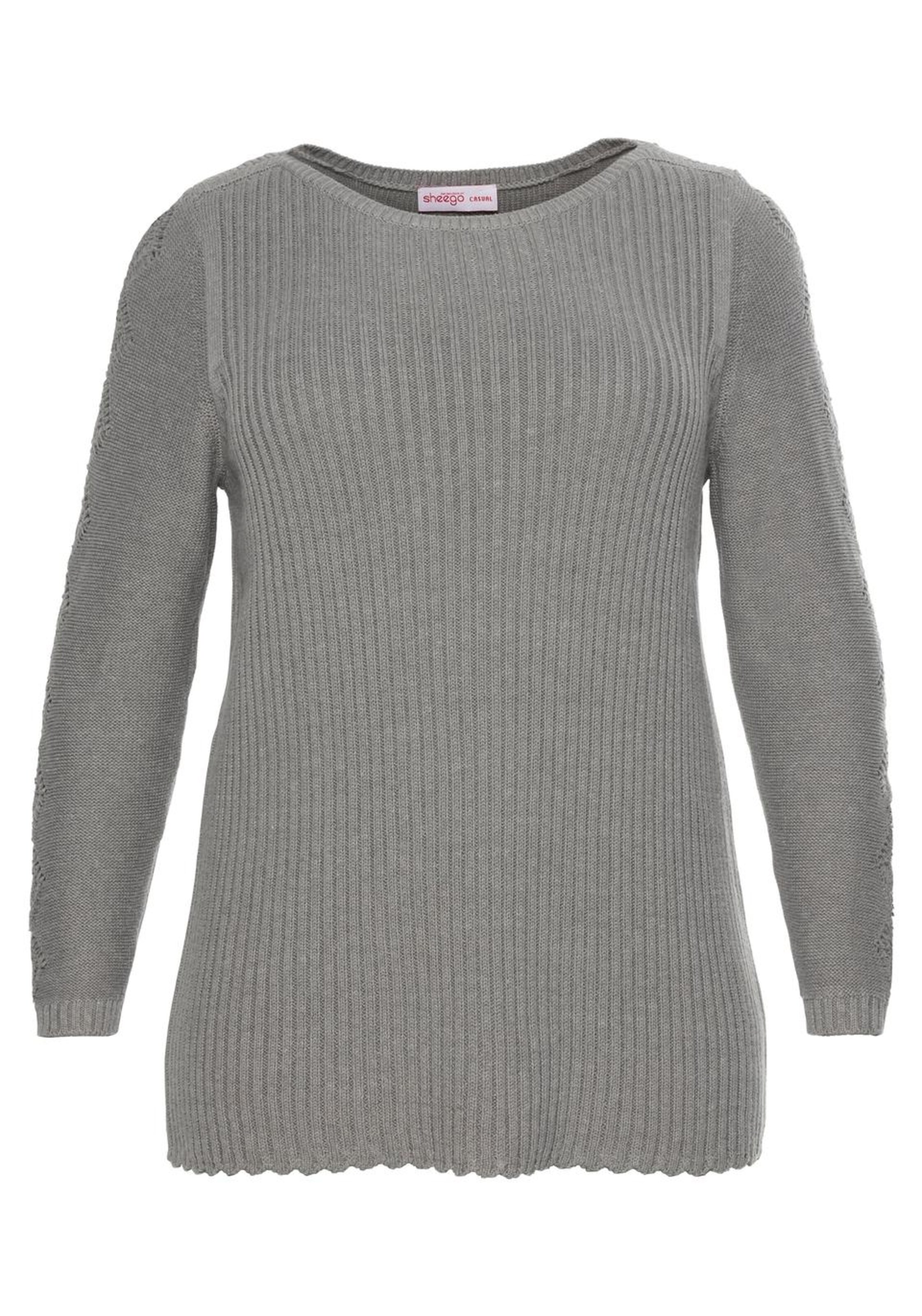 SHEEGO - Pullover in grau