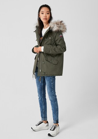 QS Parka in Grün