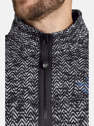 Jan Vanderstorm Fleece Jacket 'Kolmund' in Black