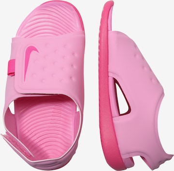 Nike Sportswear Beach & Pool Shoes 'Sunray Adjust 5' in Pink: side