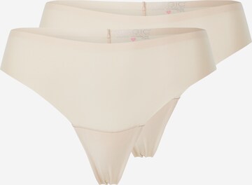 String 'Dream Invisibles Thong' MAGIC Bodyfashion en beige : devant