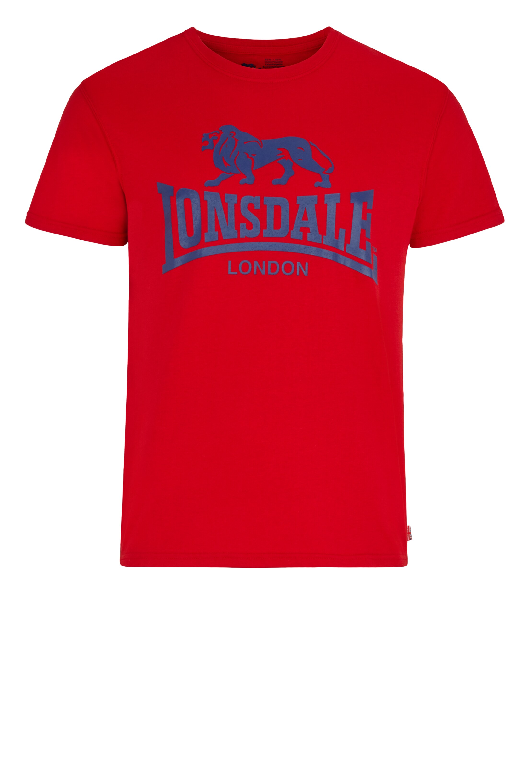 LONSDALE Shirt in Red: front