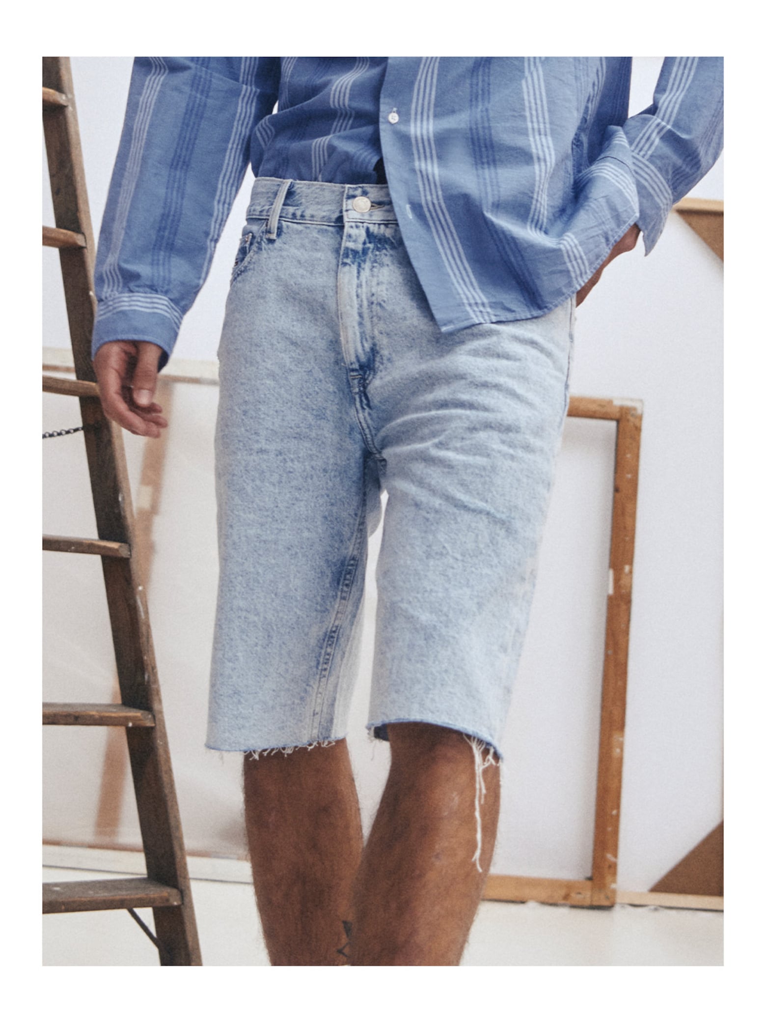 Per sempre alla moda Look con shorts in denim