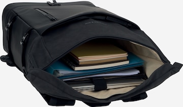 Rucsac 'Helsinki All Black' de la Kapten & Son pe negru: sus