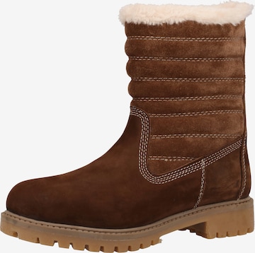 Darkwood Snow Boots in Brown: front