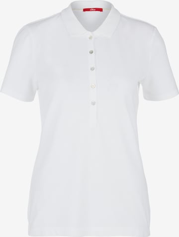 s.Oliver Poloshirt in Weiß: predná strana