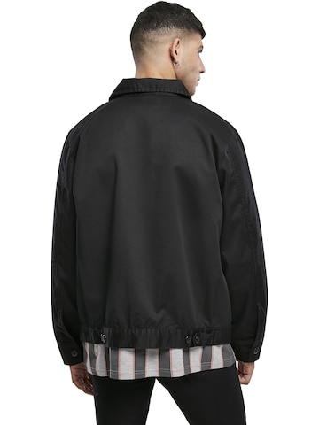 Urban Classics Regular fit Between-Season Jacket 'Workwear' in Black